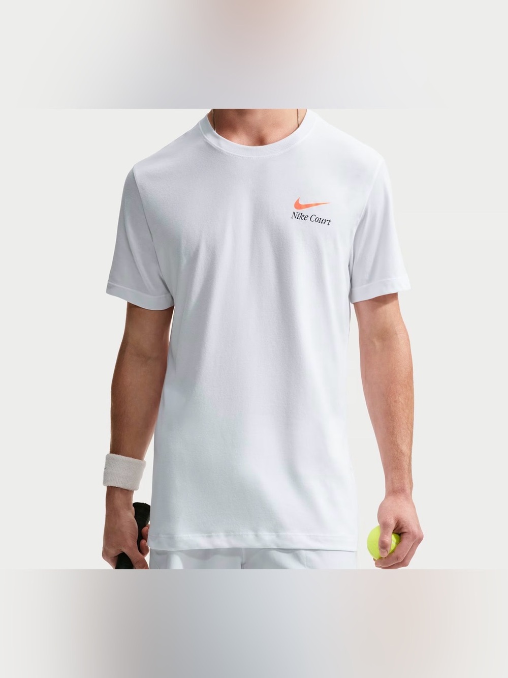 Nike Court Men's White Tennis T-Shirt